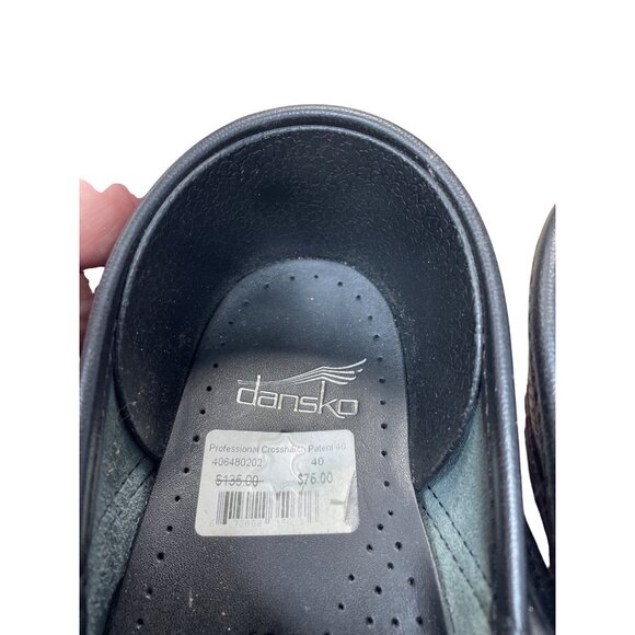 Dansko Professional womans pink black nursing clogs mules sz 9 SKU 9602 - Picture 9 of 15